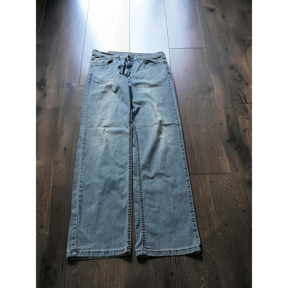 Levi's 541 Jeans Mens 34x34 Blue Athletic Taper Stretch Denim Casual